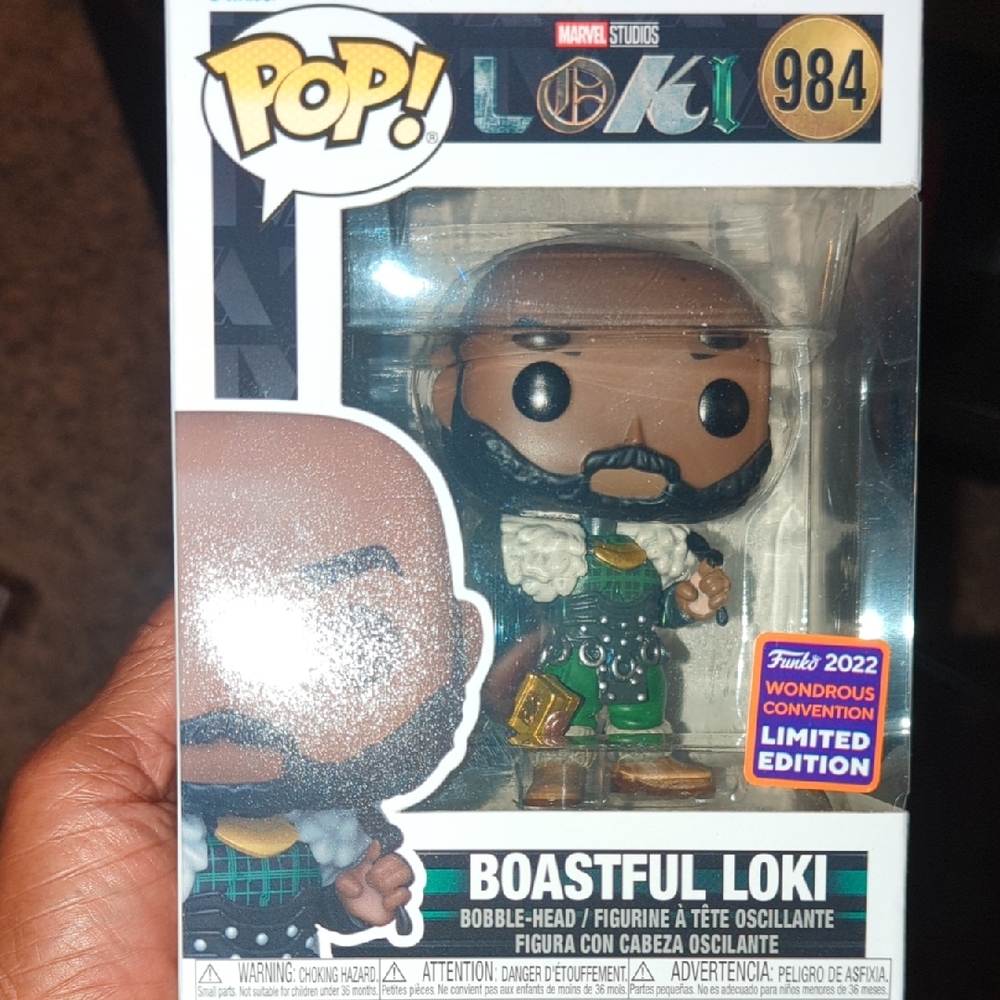 NIB Funko Pop! Marvel Boastful Loki Exclusive